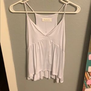 NEW white tank top